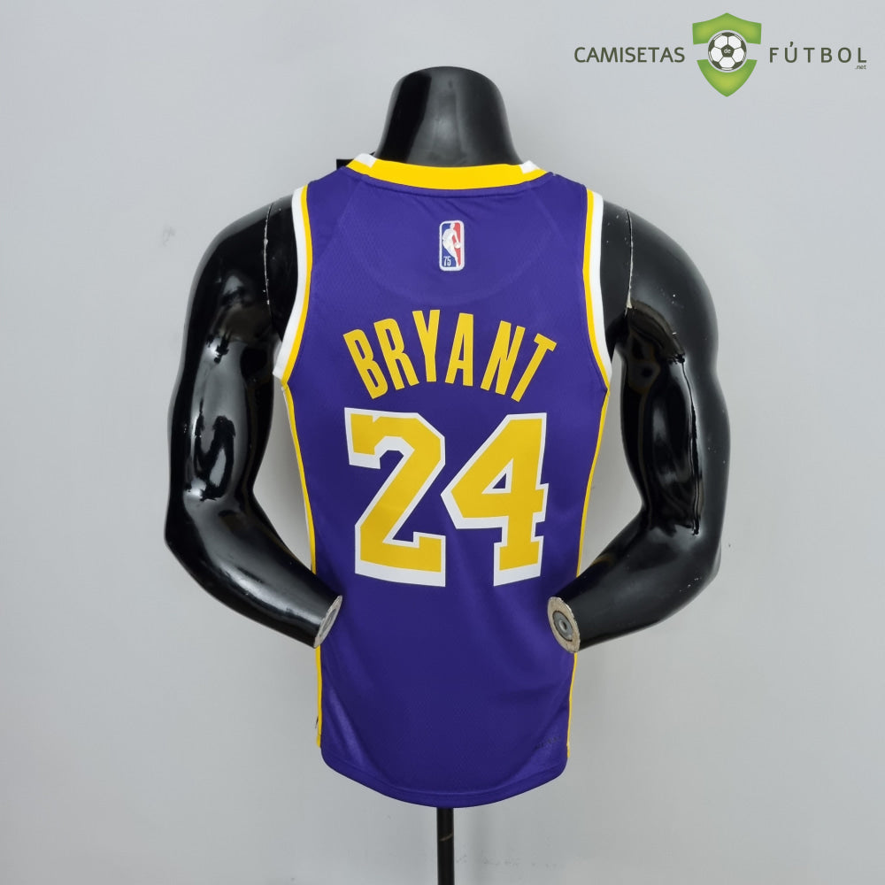Camiseta Los Angeles Lakers 21-22 - Thomas Bryant 24 Púrpura Amarilla Nba