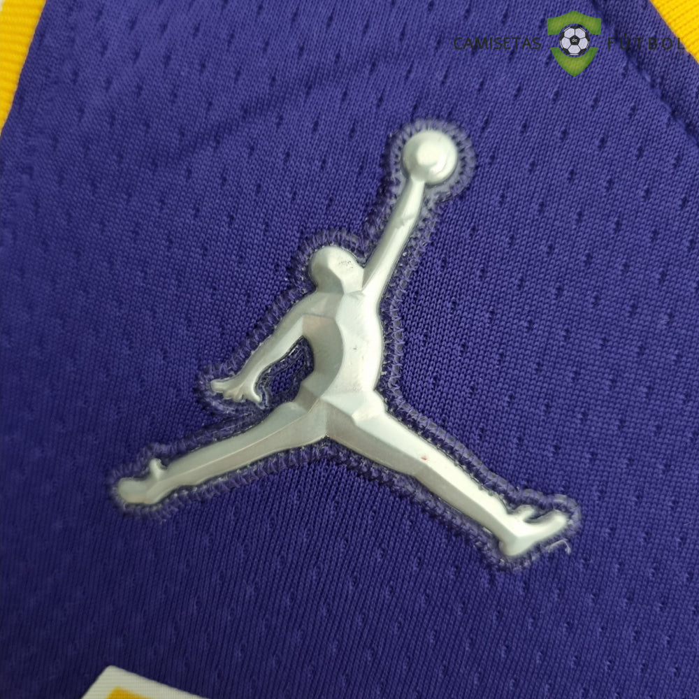 Camiseta Los Angeles Lakers 21-22 - Thomas Bryant 24 Púrpura Amarilla Nba