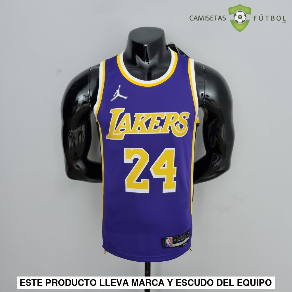 Camiseta Los Angeles Lakers 21-22 - Thomas Bryant 24 Púrpura Amarilla Nba