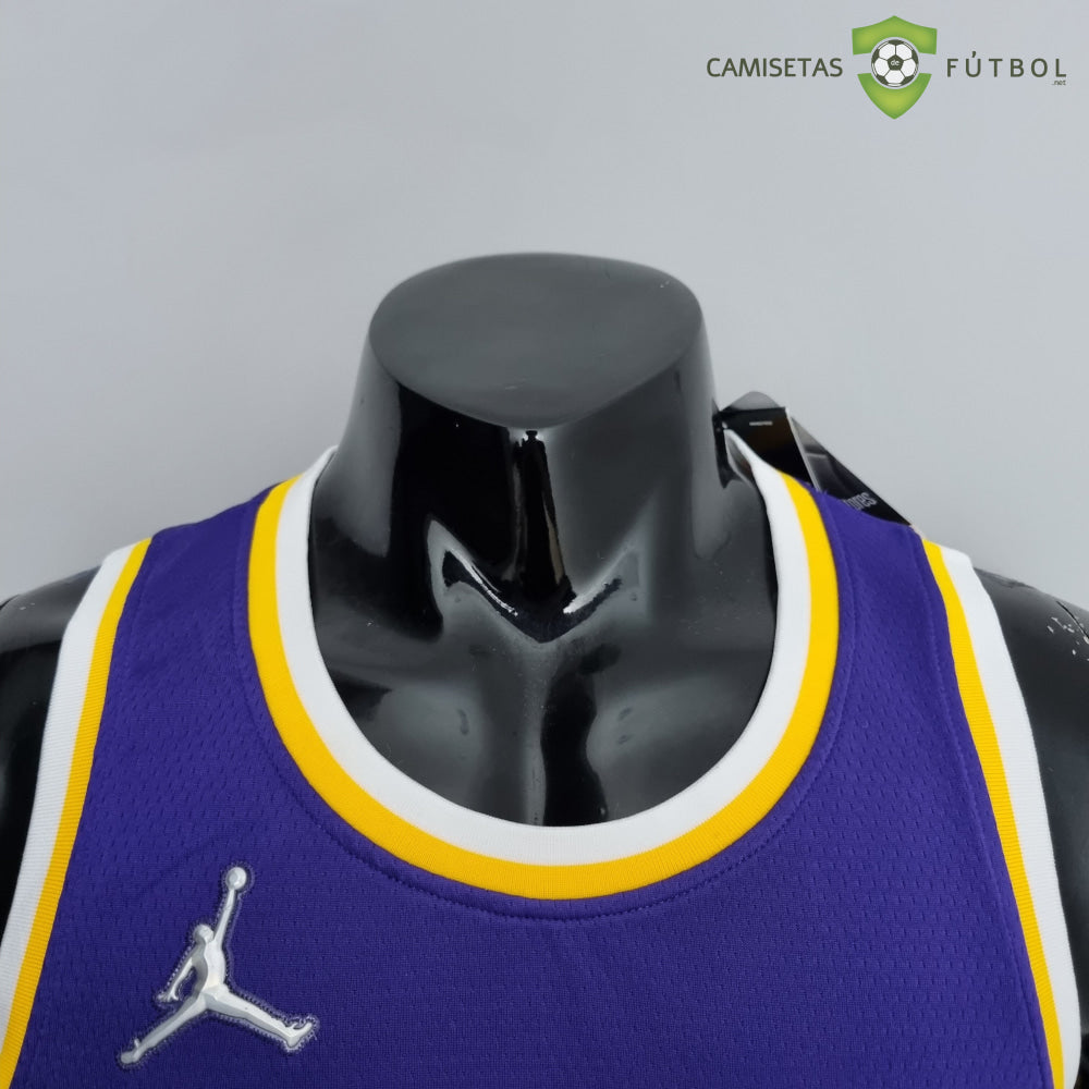 Camiseta Los Angeles Lakers 21-22 - Thomas Bryant 24 Púrpura Amarilla Nba