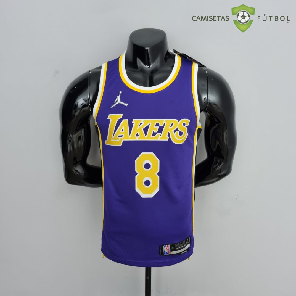 Camiseta Los Angeles Lakers 21-22 - Thomas Bryant 8 Púrpura Amarilla Nba