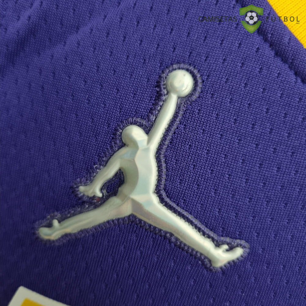 Camiseta Los Angeles Lakers 21-22 - Thomas Bryant 8 Púrpura Amarilla Nba
