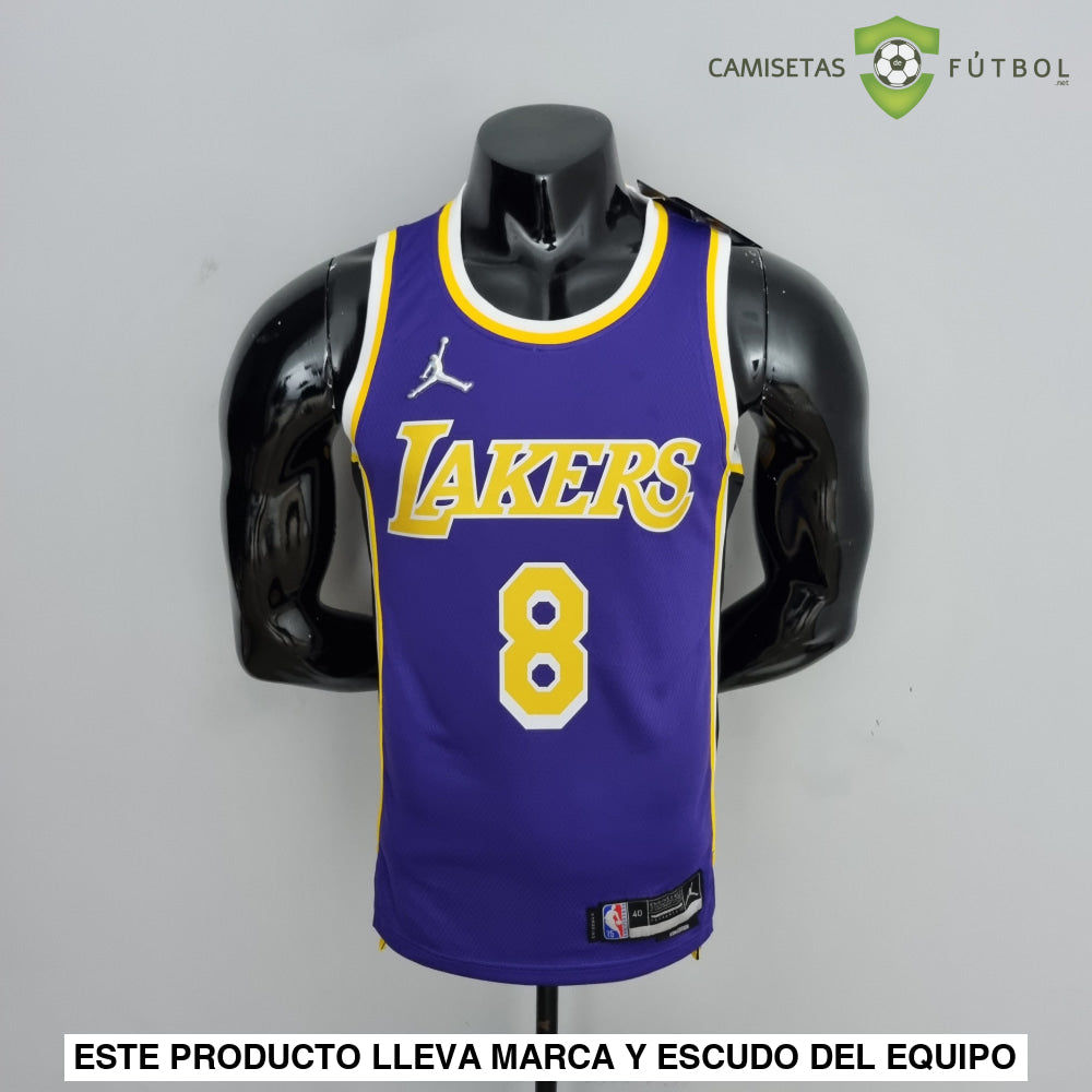 Camiseta Los Angeles Lakers 21-22 - Thomas Bryant 8 Púrpura Amarilla Nba