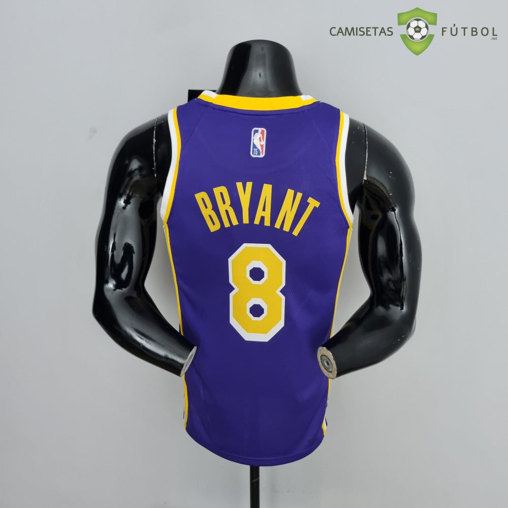 Camiseta Los Angeles Lakers 21-22 - Thomas Bryant 8 Púrpura Amarilla Nba