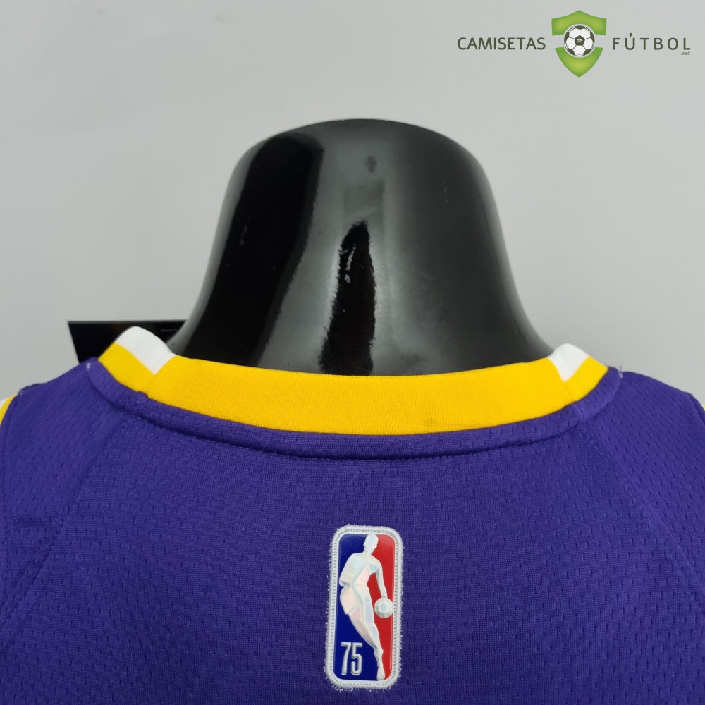 Camiseta Los Angeles Lakers 21-22 - Thomas Bryant 8 Púrpura Amarilla Nba