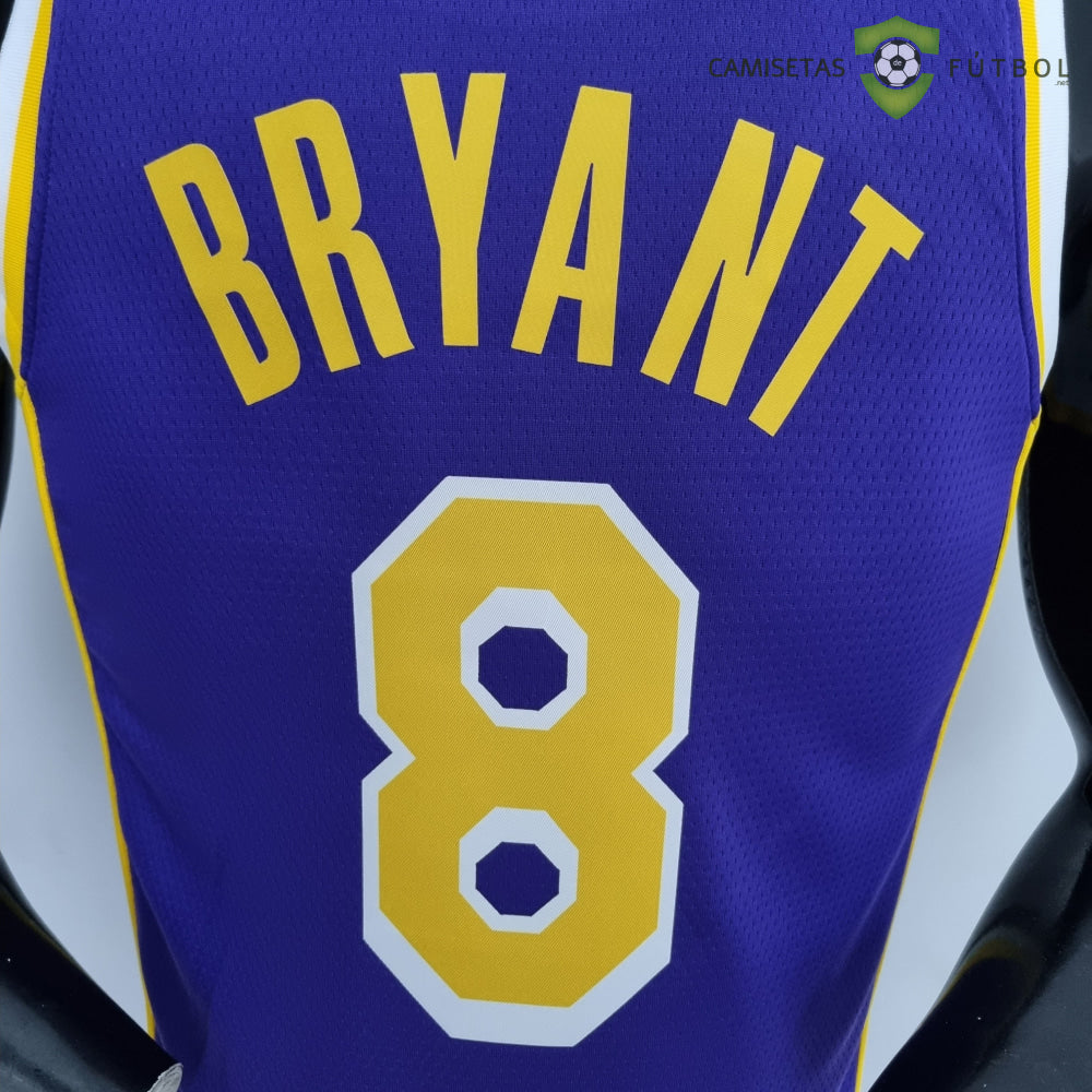 Camiseta Los Angeles Lakers 21-22 - Thomas Bryant 8 Púrpura Amarilla Nba