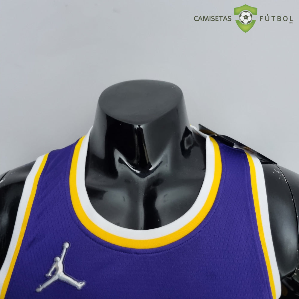 Camiseta Los Angeles Lakers 21-22 - Thomas Bryant 8 Púrpura Amarilla Nba