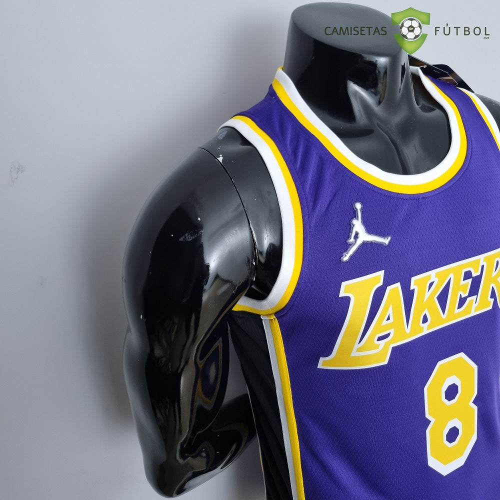 Camiseta Los Angeles Lakers 21-22 - Thomas Bryant 8 Púrpura Amarilla Nba