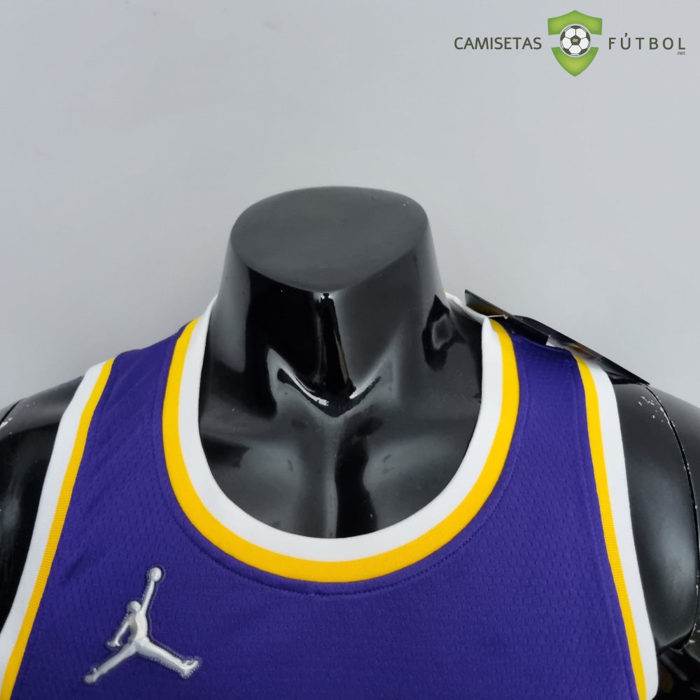 Camiseta Los Angeles Lakers 21-22 - Thomas Bryant 8 Púrpura Amarilla Nba