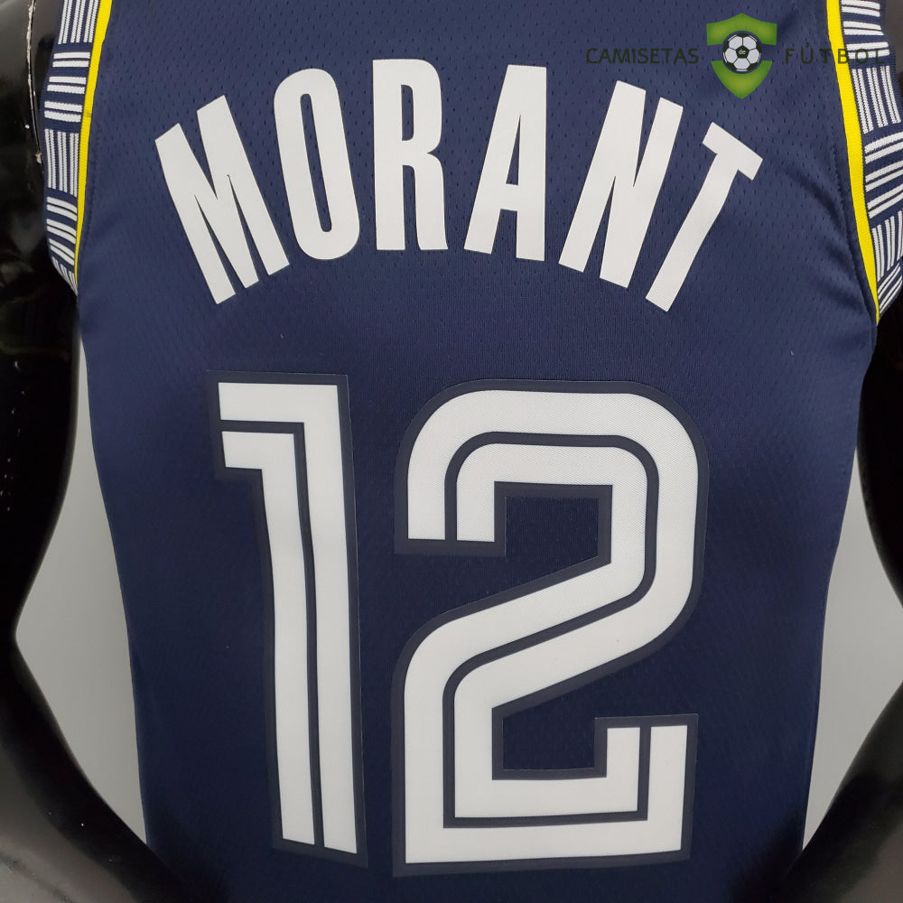Camiseta Memphis Grizzlies 21-22 - Ja Morant 12 Azul Nba