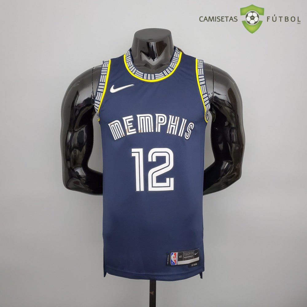 Camiseta Memphis Grizzlies 21-22 - Ja Morant 12 Azul Nba