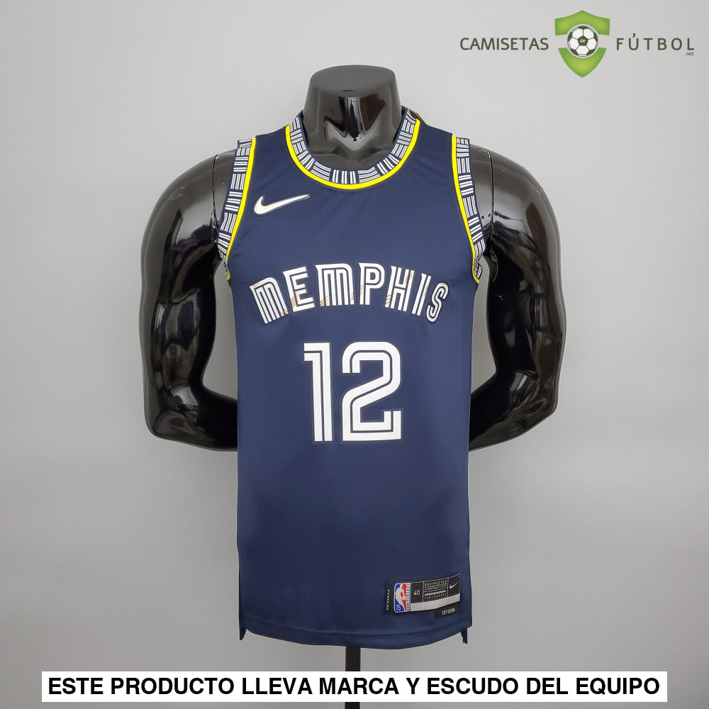 Camiseta Memphis Grizzlies 21-22 - Ja Morant 12 Azul Nba
