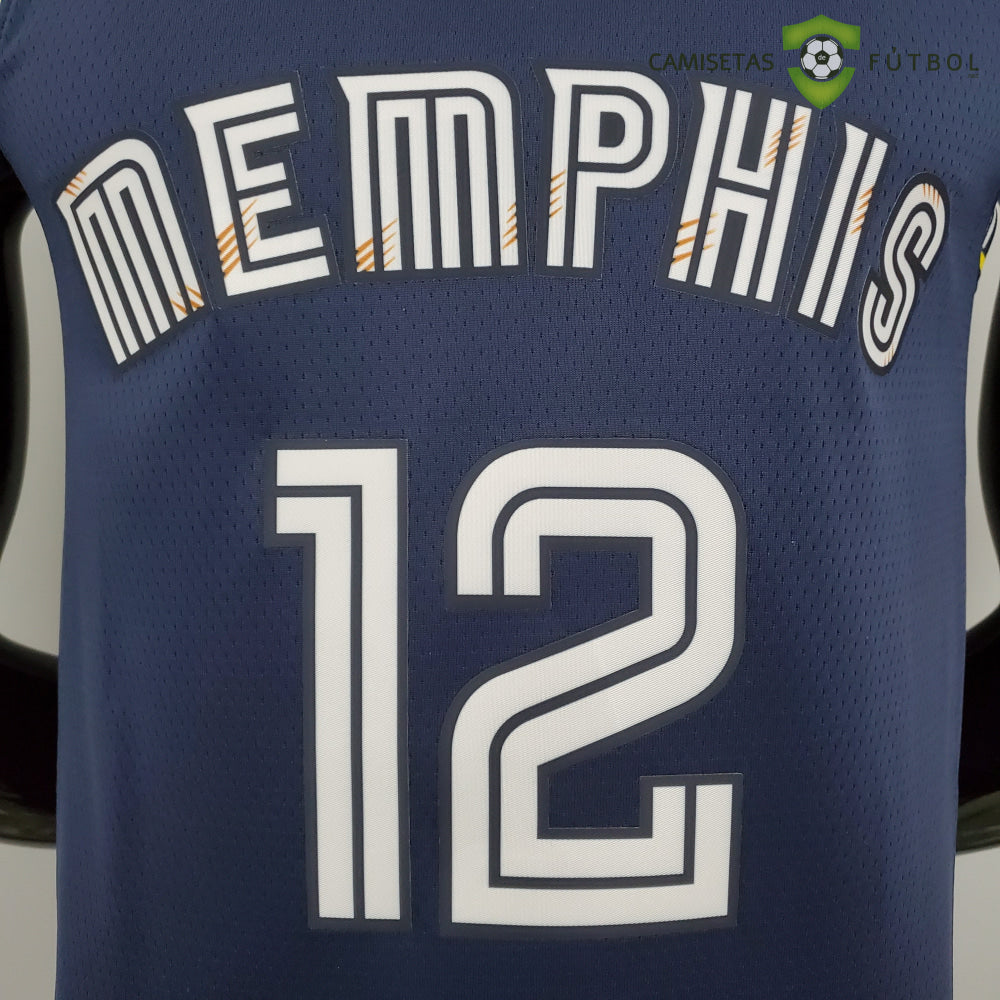 Camiseta Memphis Grizzlies 21-22 - Ja Morant 12 Azul Nba