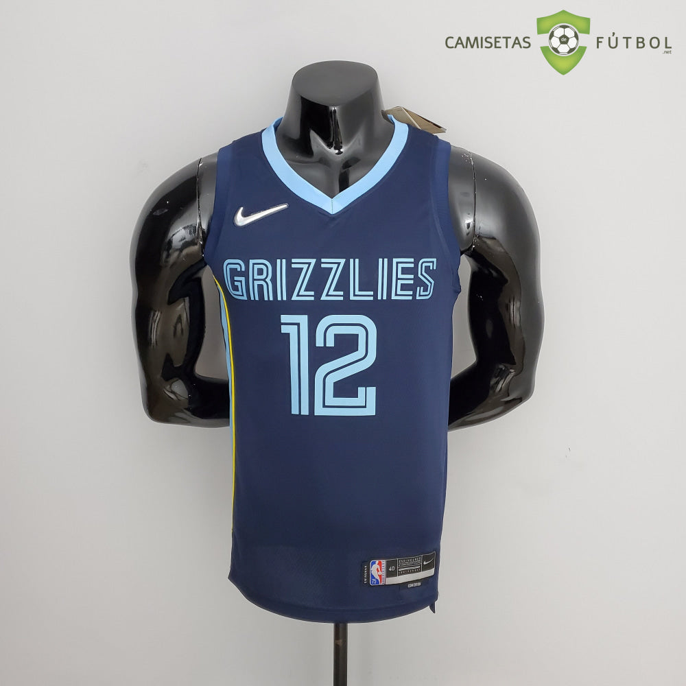 Camiseta Memphis Grizzlies 21-22 - Ja Morant 12 Azul Marino Nba