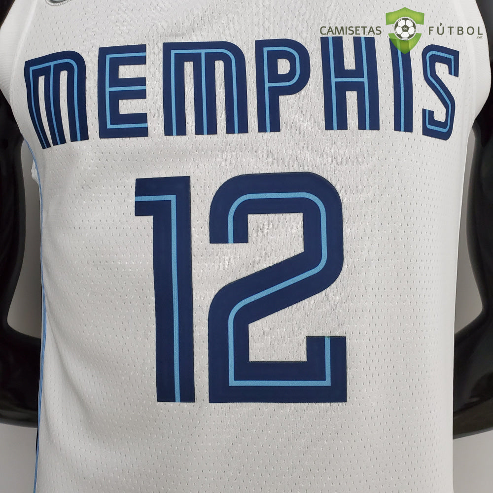 Camiseta Memphis Grizzlies 21-22 - Ja Morant 12 Blanco Nba