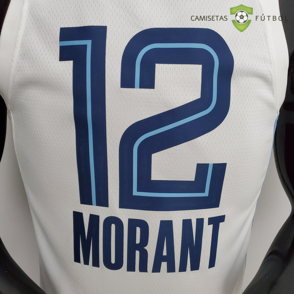 Camiseta Memphis Grizzlies 21-22 - Ja Morant 12 Blanco Nba