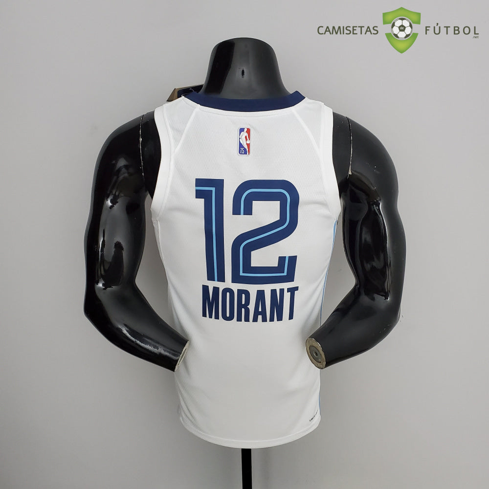 Camiseta Memphis Grizzlies 21-22 - Ja Morant 12 Blanco Nba