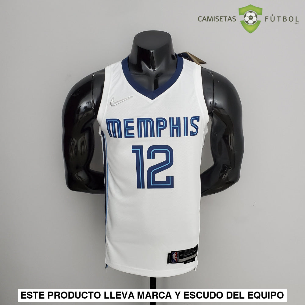 Camiseta Memphis Grizzlies 21-22 - Ja Morant 12 Blanco Nba