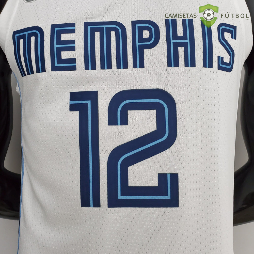 Camiseta Memphis Grizzlies 21-22 - Ja Morant 12 Blanco Nba