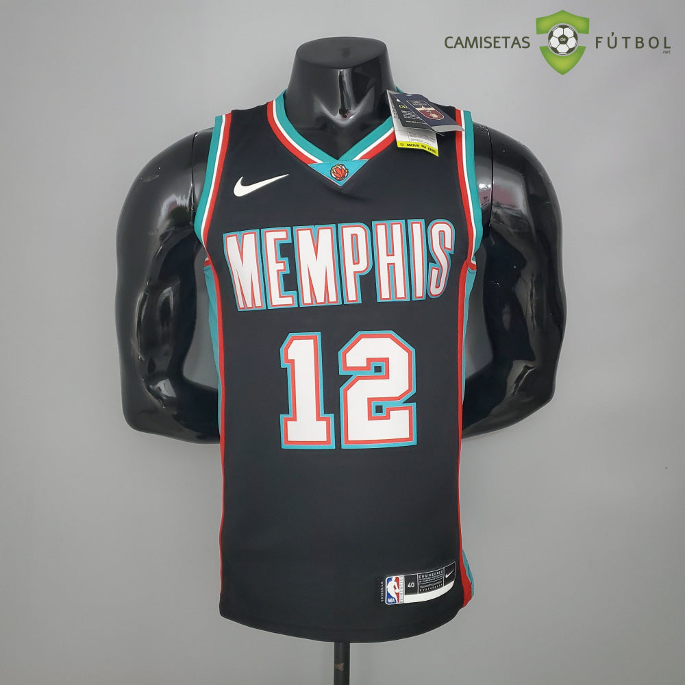Camiseta Memphis Grizzlies 21-22 - Ja Morant 12 Negro Nba