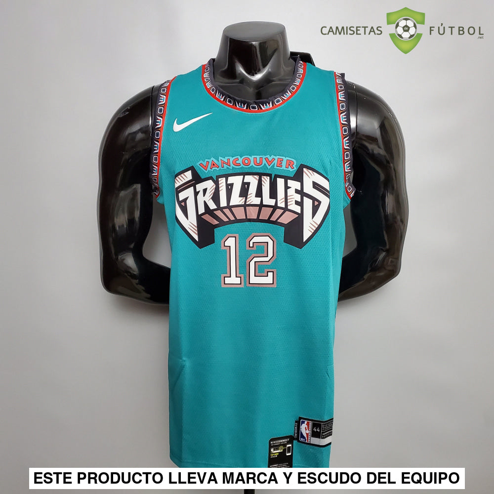 Camiseta Memphis Grizzlies 21-22 - Ja Morant 12 Verde Azulado Nba