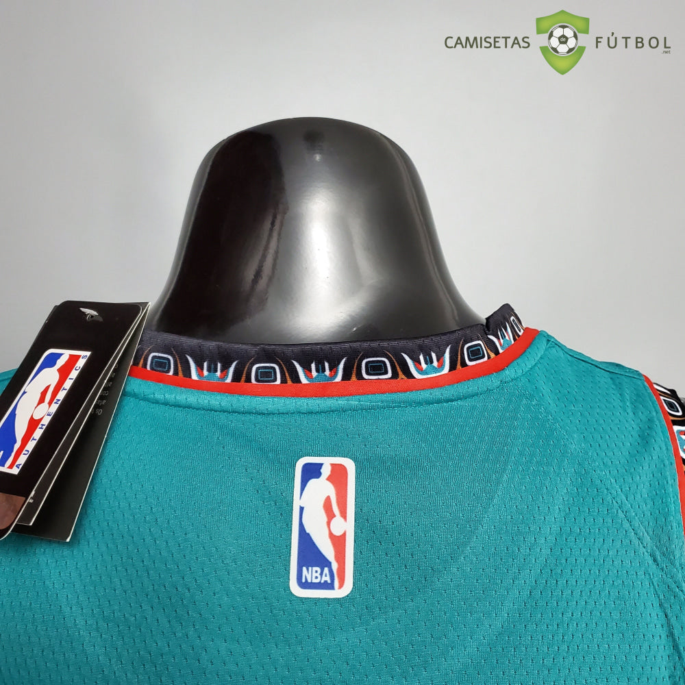 Camiseta Memphis Grizzlies 21-22 - Ja Morant 12 Verde Azulado Nba