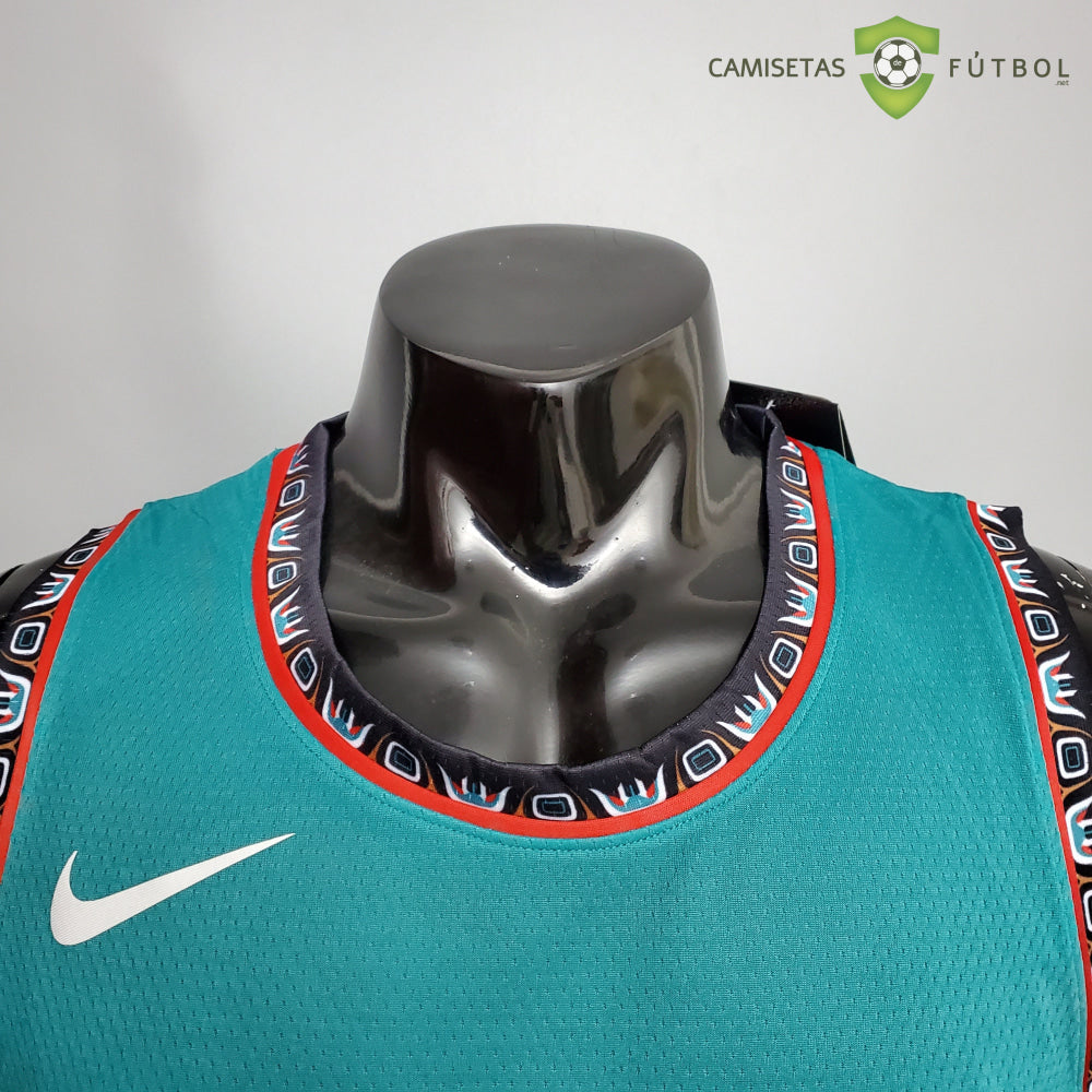 Camiseta Memphis Grizzlies 21-22 - Ja Morant 12 Verde Azulado Nba