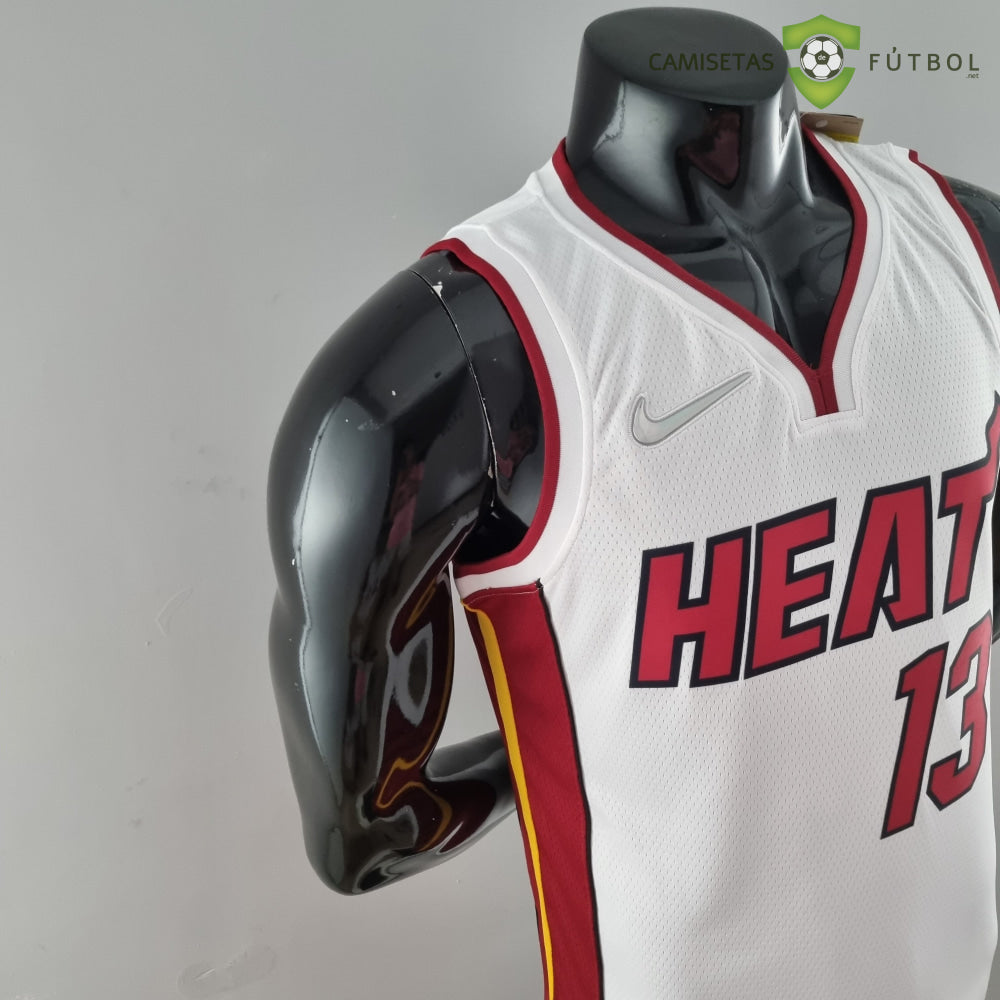 Camiseta Miami Heat 21-22 - Bam Adebayo 13 Blanco Nba
