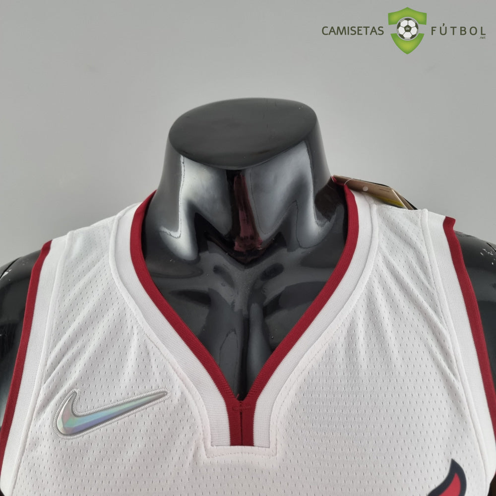Camiseta Miami Heat 21-22 - Bam Adebayo 13 Blanco Nba