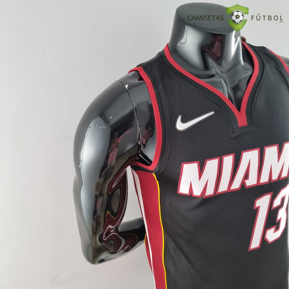 Camiseta Miami Heat 21-22 - Bam Adebayo 13 Negro Nba