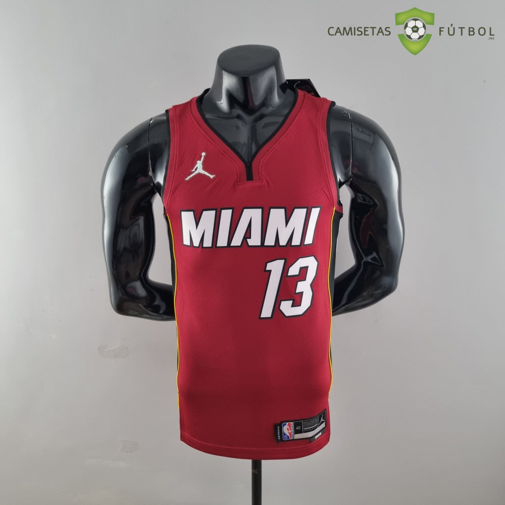 Camiseta Miami Heat 21-22 - Bam Adebayo 13 Rojo Nba
