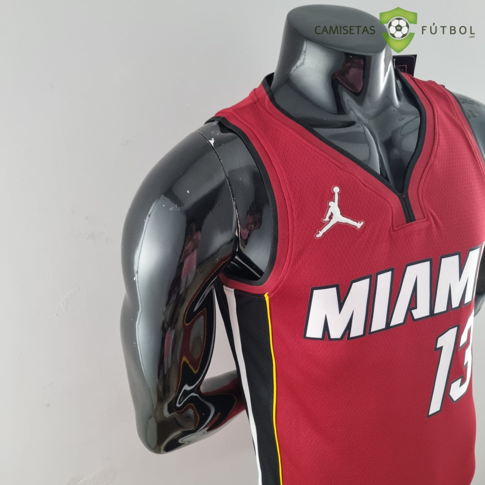 Camiseta Miami Heat 21-22 - Bam Adebayo 13 Rojo Nba