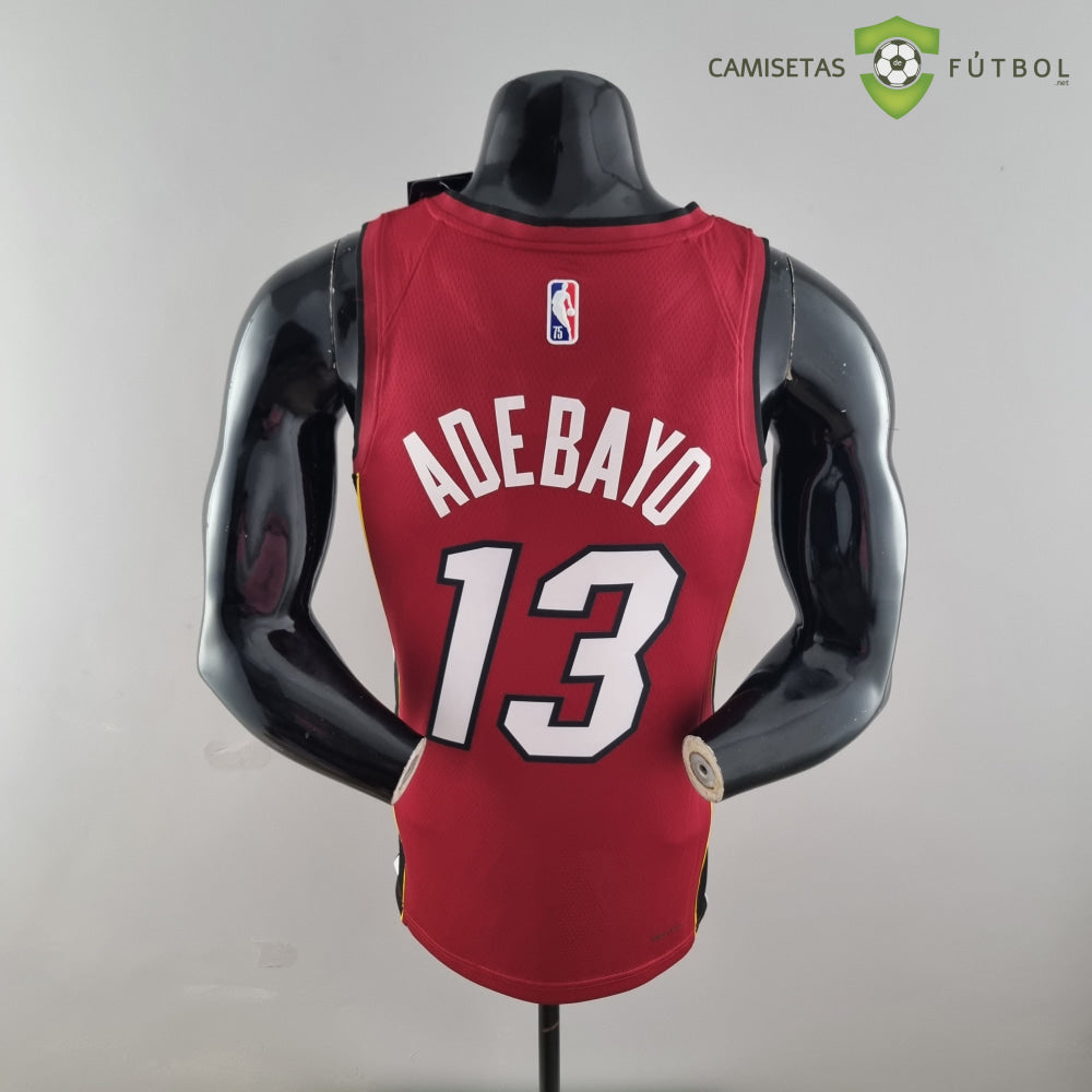 Camiseta Miami Heat 21-22 - Bam Adebayo 13 Rojo Nba