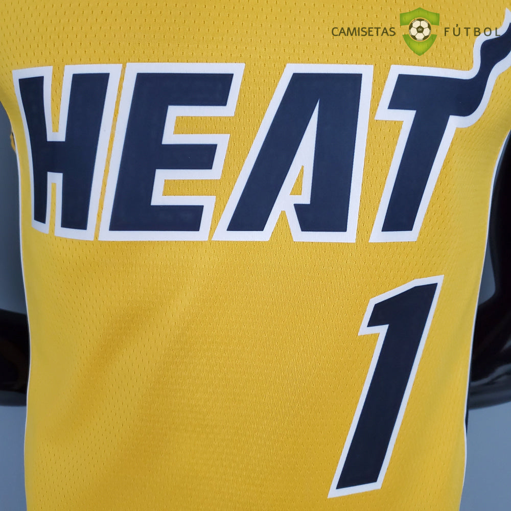 Camiseta Miami Heat 21-22 - Chris Bosh 1 Earned Edition Nba