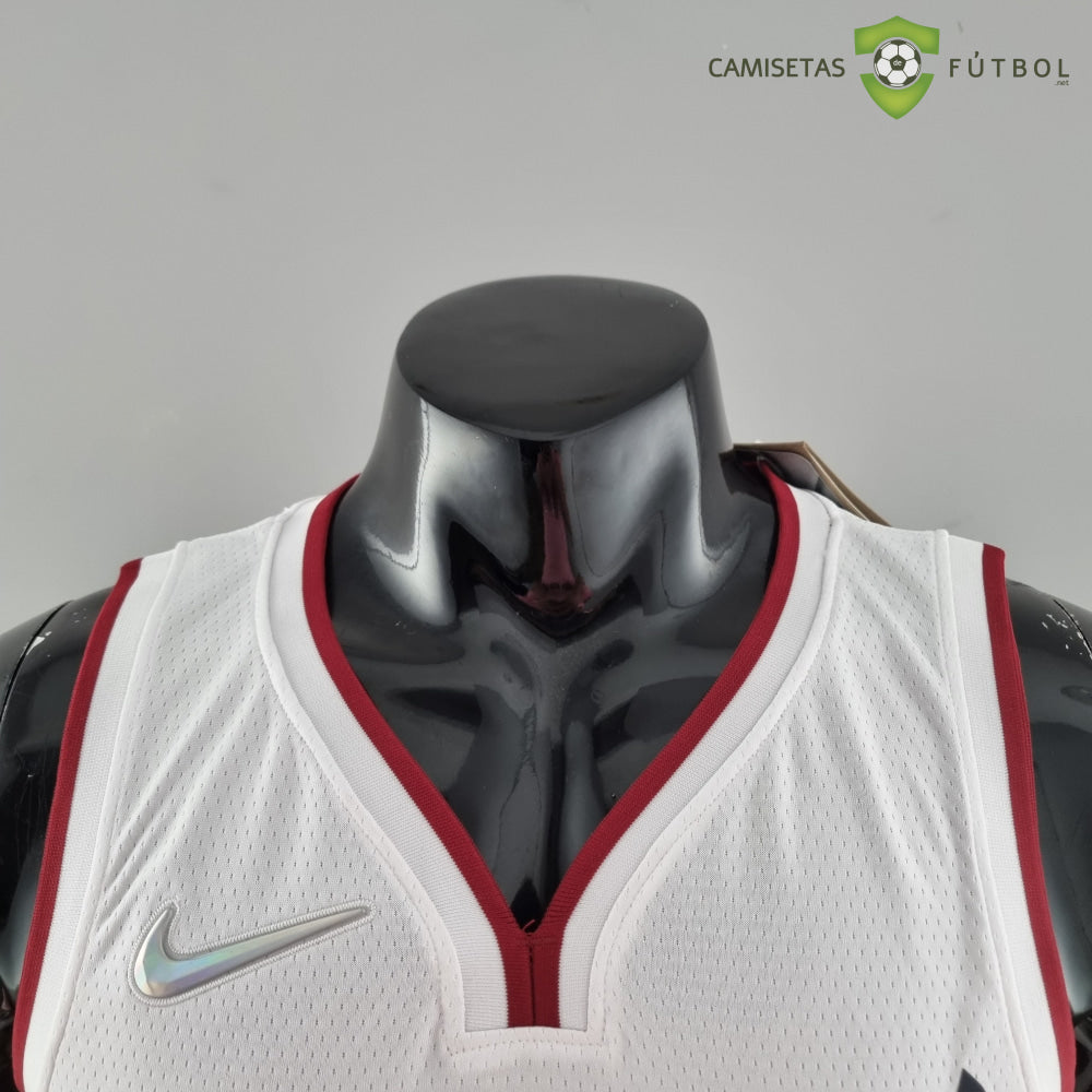 Camiseta Miami Heat 21-22 - Dwyane Wade 3 Blanco Nba