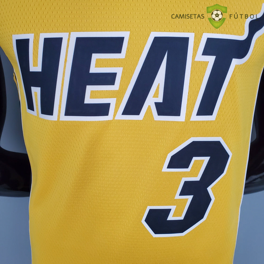 Camiseta Miami Heat 21-22 - Dwyane Wade 3 Earned Edition Nba