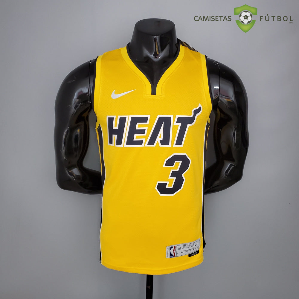 Camiseta Miami Heat 21-22 - Dwyane Wade 3 Earned Edition Nba