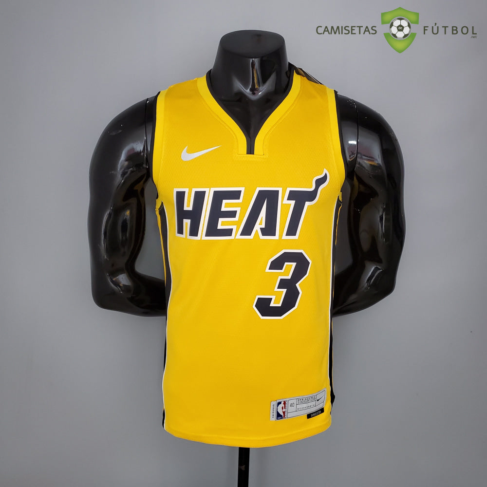 Camiseta Miami Heat 21-22 - Dwyane Wade 3 Earned Edition Nba