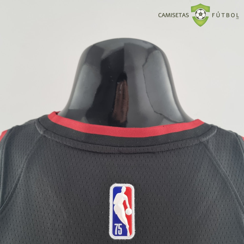 Camiseta Miami Heat 21-22 - Dwyane Wade 3 Negro Nba