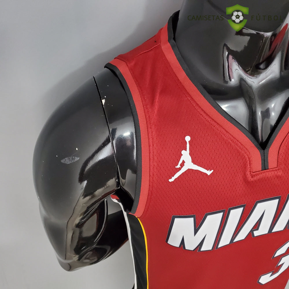 Camiseta Miami Heat 21-22 - Dwyane Wade 3 Rojo Nba