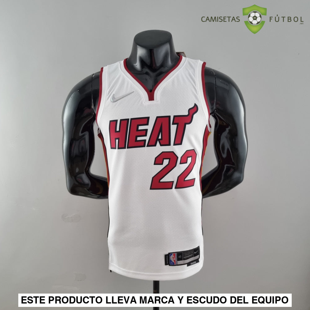 Camiseta Miami Heat 21-22 - Jimmy Butler 22 Blanco Nba