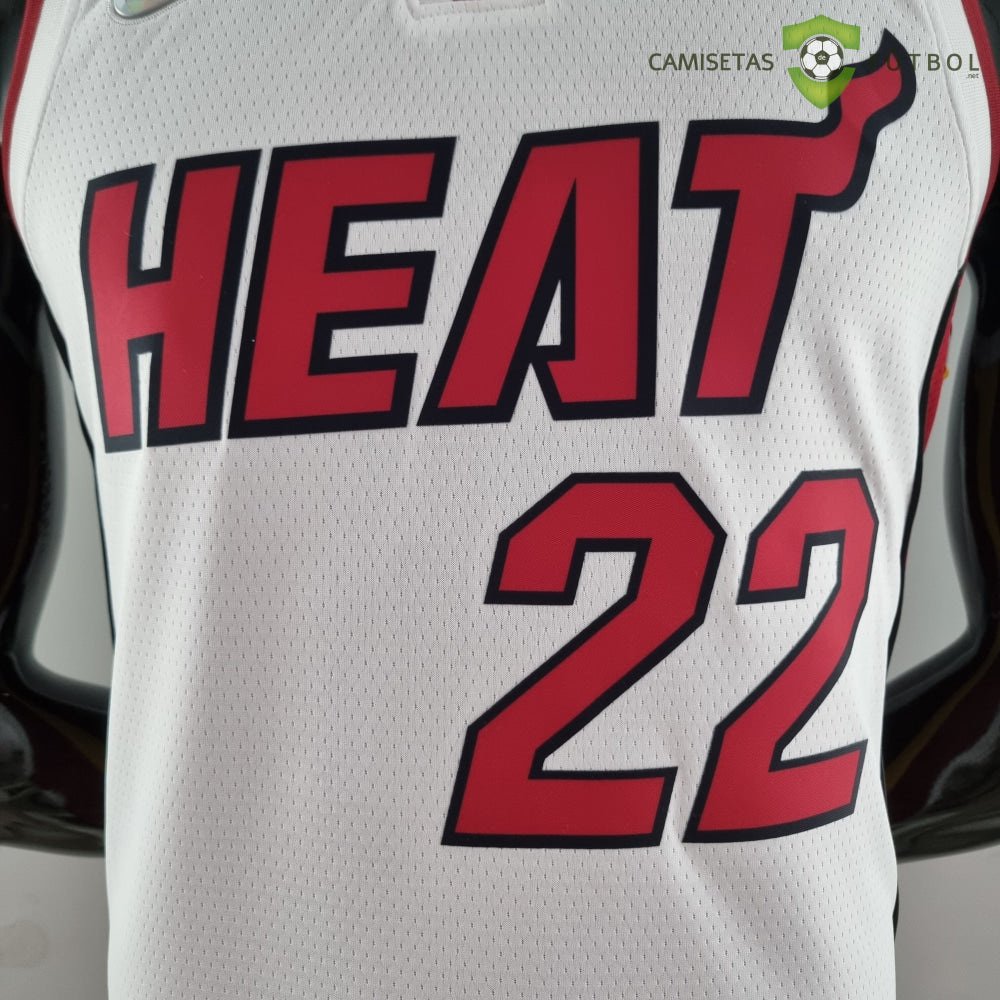 Camiseta Miami Heat 21-22 - Jimmy Butler 22 Blanco Nba