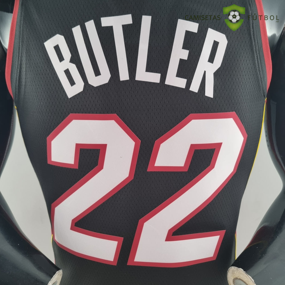 Camiseta Miami Heat 21-22 - Jimmy Butler 22 Negro Nba