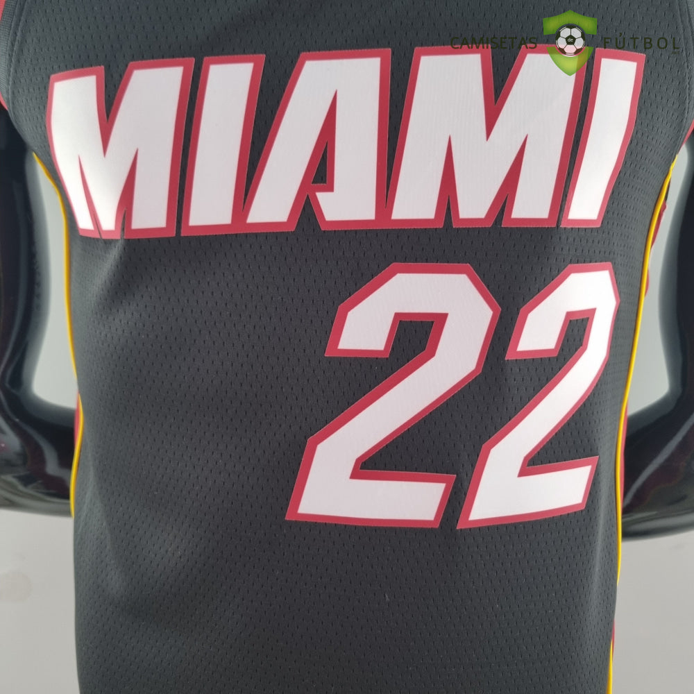 Camiseta Miami Heat 21-22 - Jimmy Butler 22 Negro Nba