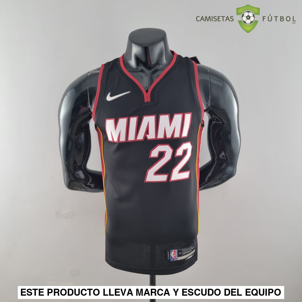 Camiseta Miami Heat 21-22 - Jimmy Butler 22 Negro Nba