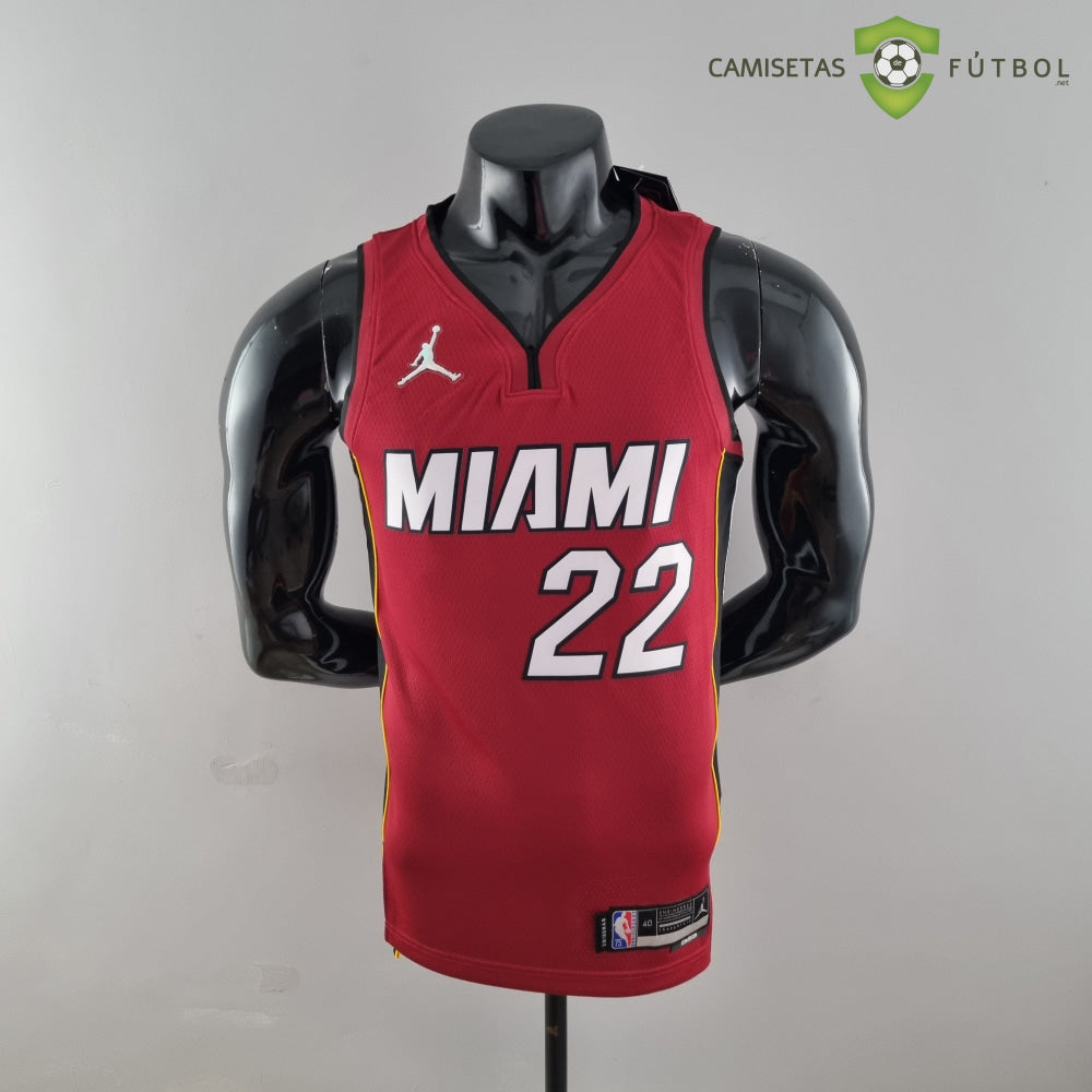 Camiseta Miami Heat 21-22 - Jimmy Butler 22 Rojo Nba