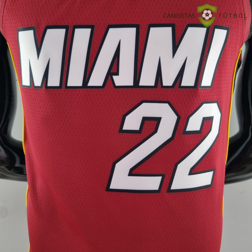Camiseta Miami Heat 21-22 - Jimmy Butler 22 Rojo Nba