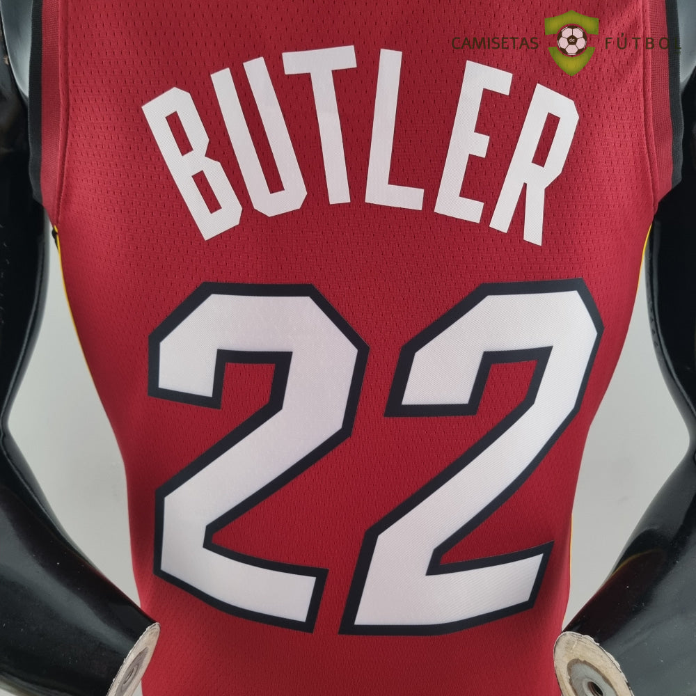 Camiseta Miami Heat 21-22 - Jimmy Butler 22 Rojo Nba