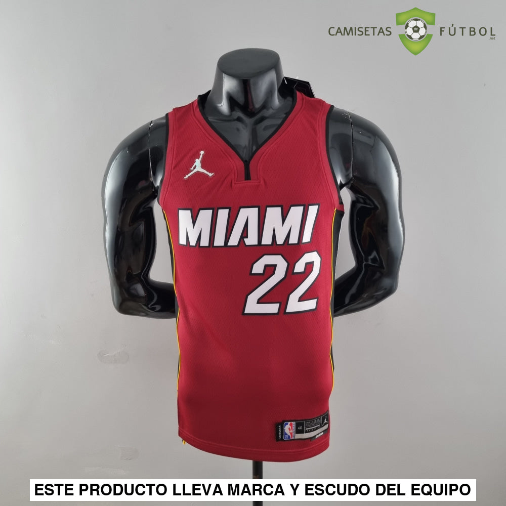 Camiseta Miami Heat 21-22 - Jimmy Butler 22 Rojo Nba