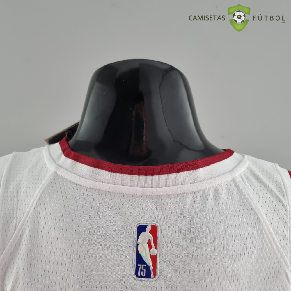Camiseta Miami Heat 21-22 - Lebron James 6 Blanco Nba